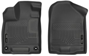Honda Ridgeline Floor Mats - Front - Husky Liners - WeatherBeater - Black - 2017 Honda Ridgeline Floor Mats - Front - Husky Liners - WeatherBeater - Black - 2017